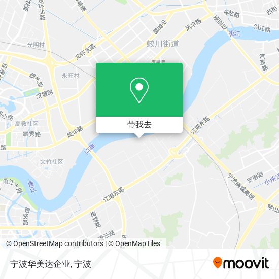 宁波华美达企业地图