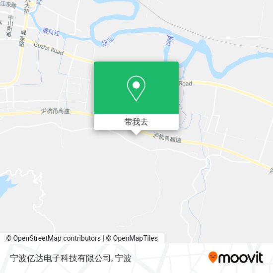 宁波亿达电子科技有限公司地图