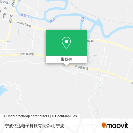 宁波亿达电子科技有限公司地图