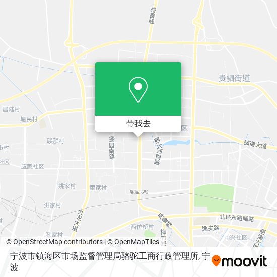 宁波市镇海区市场监督管理局骆驼工商行政管理所地图