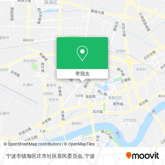宁波市镇海区庄市社区居民委员会地图