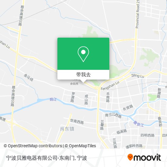 宁波贝雅电器有限公司-东南门地图