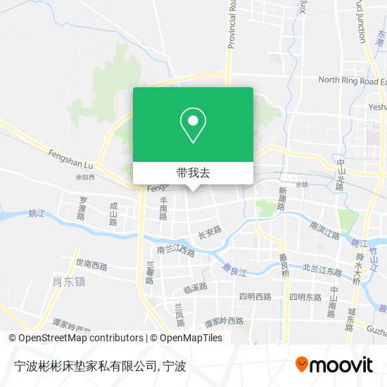 宁波彬彬床垫家私有限公司地图