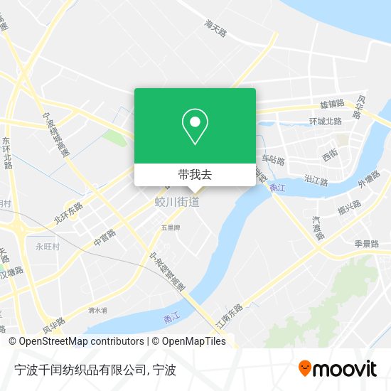 宁波千闰纺织品有限公司地图