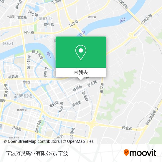 宁波万灵磁业有限公司地图