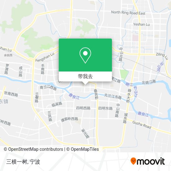 三横一树地图