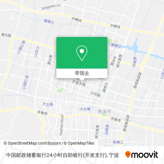 中国邮政储蓄银行24小时自助银行(开发支行)地图