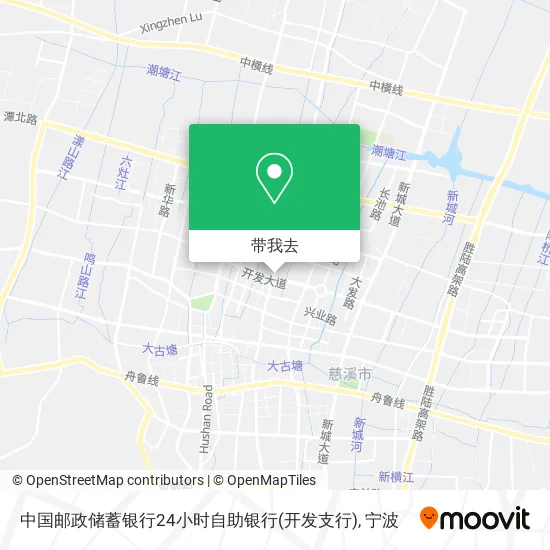中国邮政储蓄银行24小时自助银行(开发支行)地图