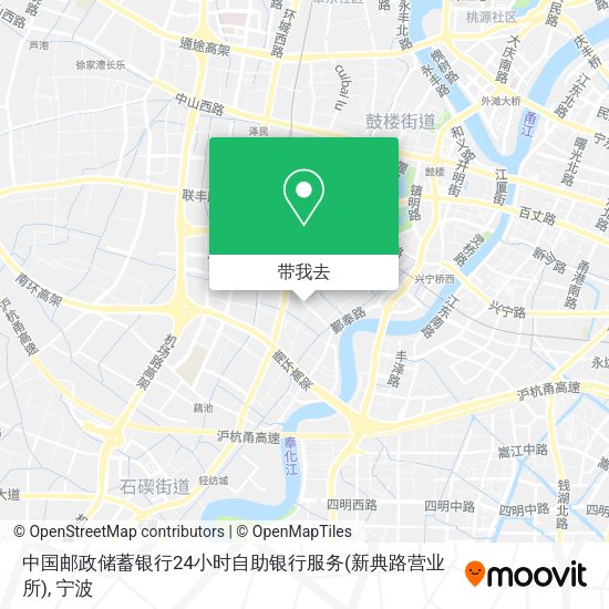 中国邮政储蓄银行24小时自助银行服务(新典路营业所)地图