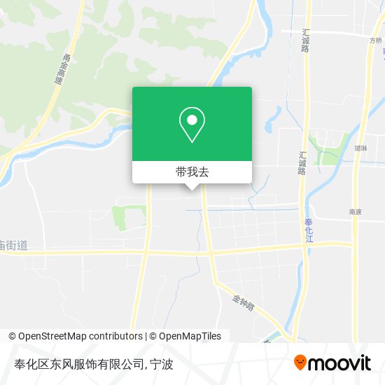 奉化区东风服饰有限公司地图