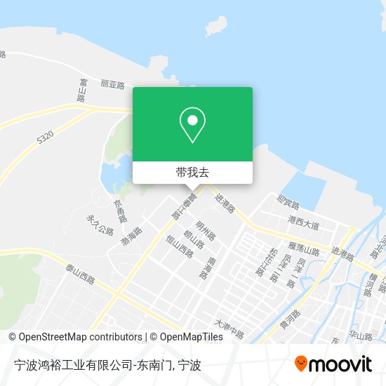 宁波鸿裕工业有限公司-东南门地图