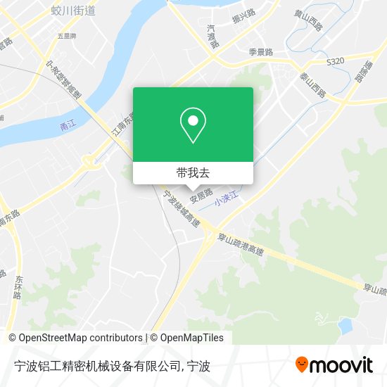 宁波铝工精密机械设备有限公司地图