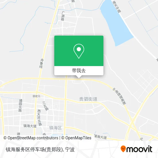 镇海服务区停车场(贵郑段)地图