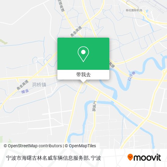宁波市海曙古林名威车辆信息服务部地图