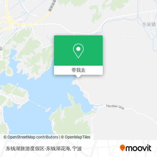 东钱湖旅游度假区-东钱湖花海地图