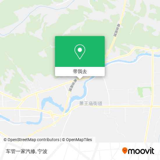 车管一家汽修地图