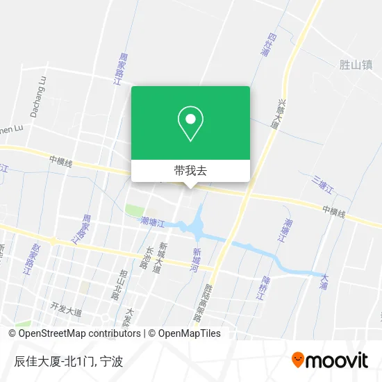 辰佳大厦-北1门地图