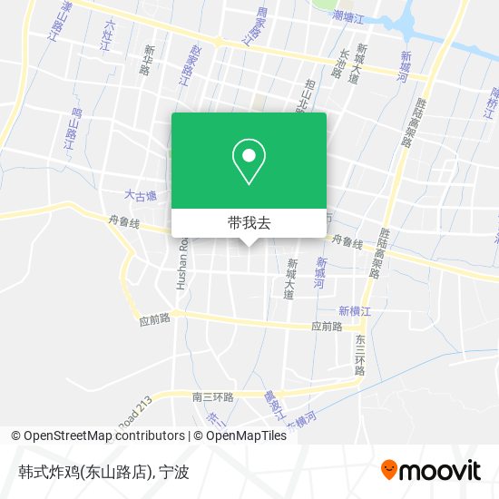 韩式炸鸡(东山路店)地图