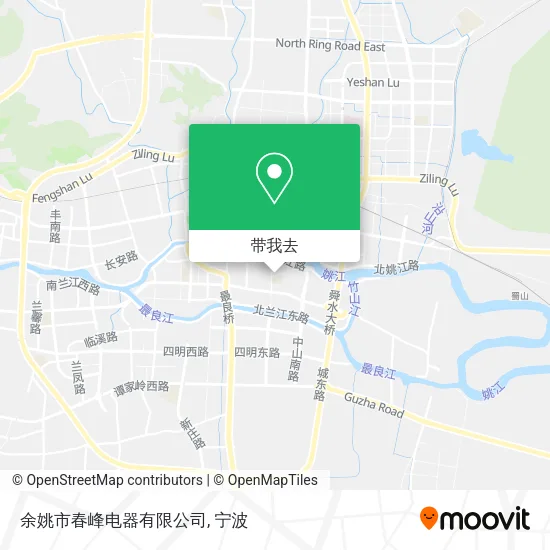 余姚市春峰电器有限公司地图