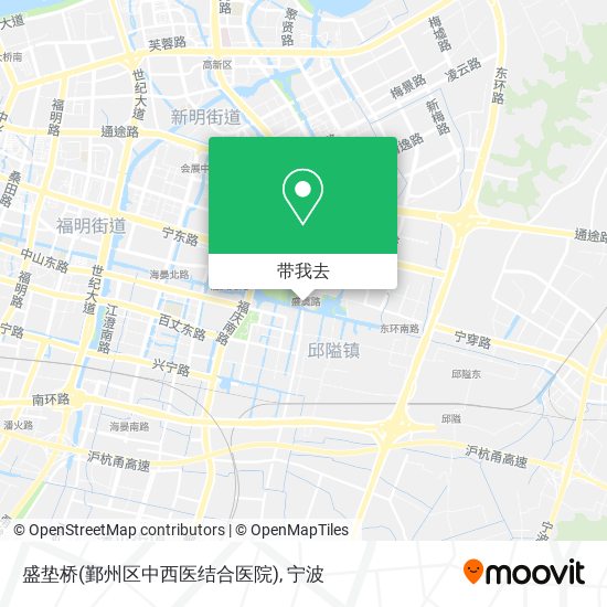 盛垫桥(鄞州区中西医结合医院)地图