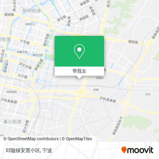 邱隘镇安置小区地图