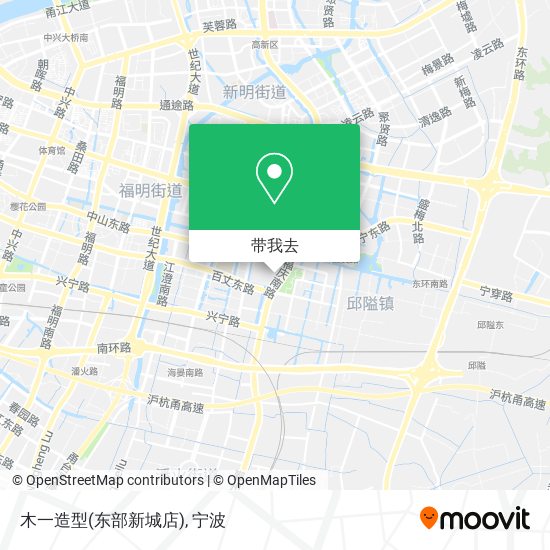 木一造型(东部新城店)地图
