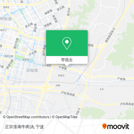 正宗淮南牛肉汤地图