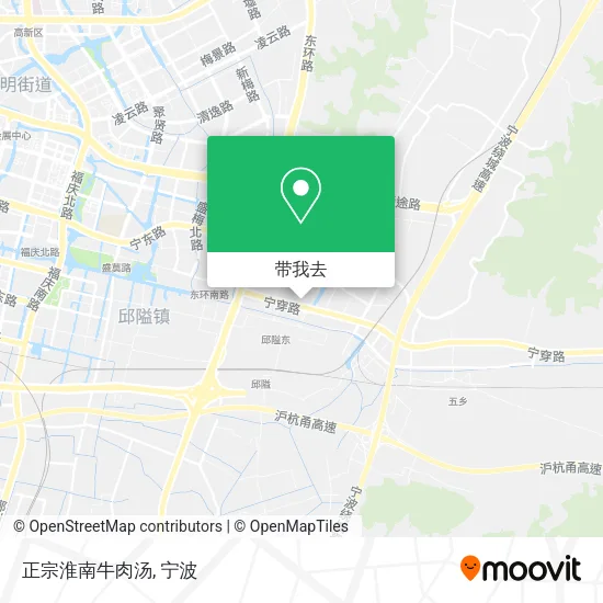 正宗淮南牛肉汤地图