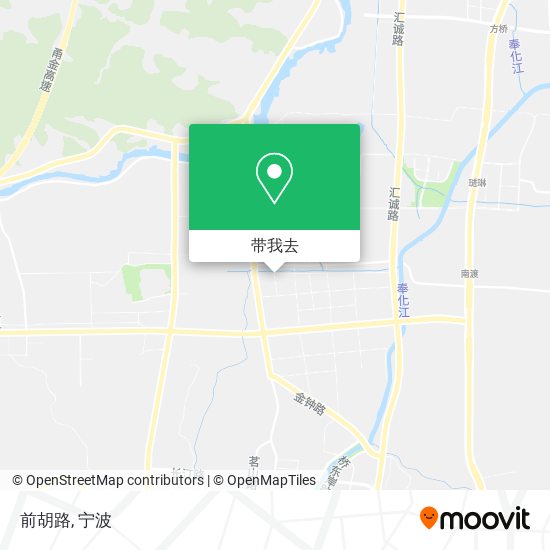 前胡路地图