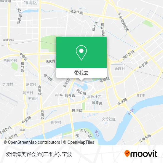 爱情海美容会所(庄市店)地图