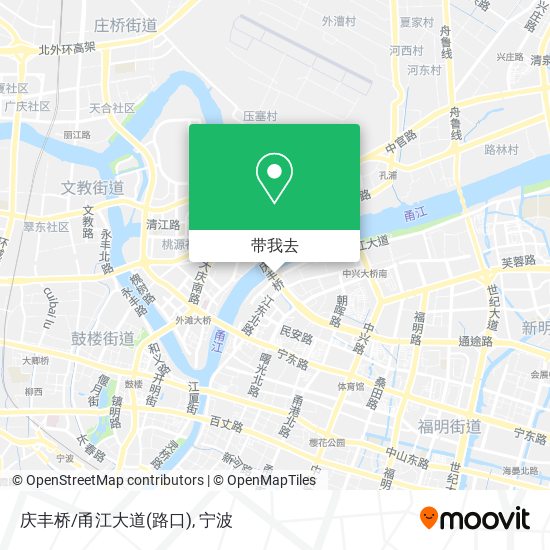庆丰桥/甬江大道(路口)地图
