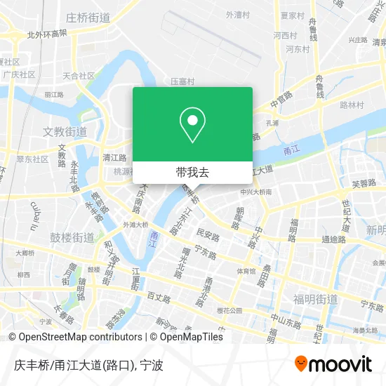 庆丰桥/甬江大道(路口)地图