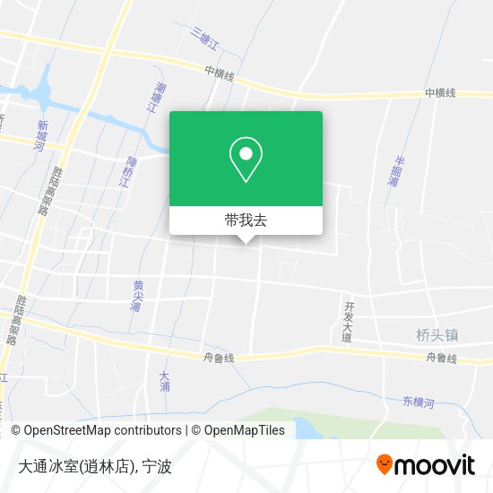 大通冰室(逍林店)地图
