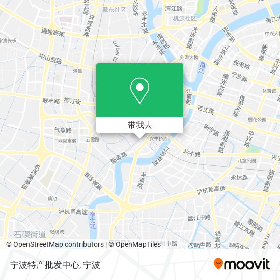 宁波特产批发中心地图