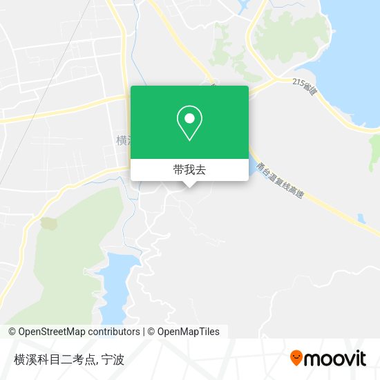 横溪科目二考点地图