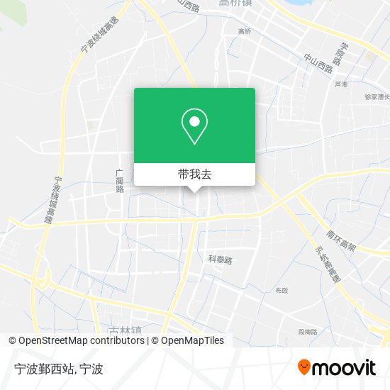 宁波鄞西站地图