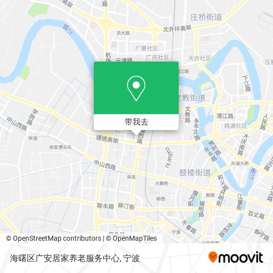 海曙区广安居家养老服务中心地图