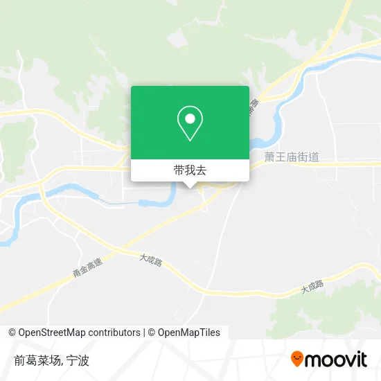 前葛菜场地图
