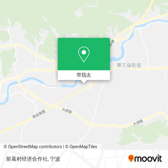 前葛村经济合作社地图