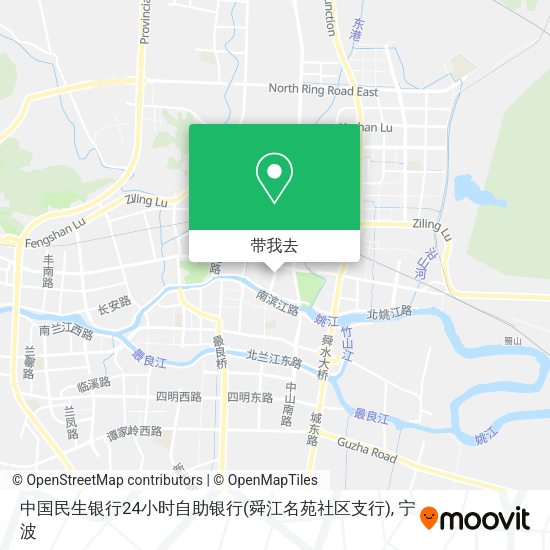 中国民生银行24小时自助银行(舜江名苑社区支行)地图