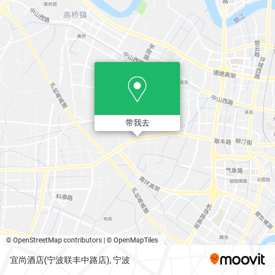 宜尚酒店(宁波联丰中路店)地图