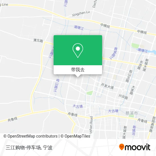 三江购物-停车场地图
