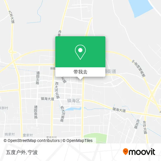 五度户外地图