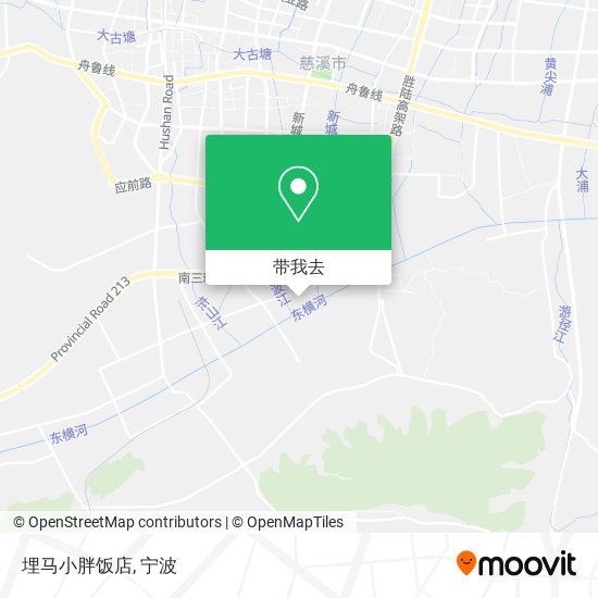 埋马小胖饭店地图