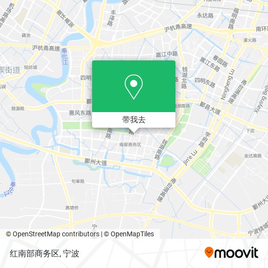 红南部商务区地图