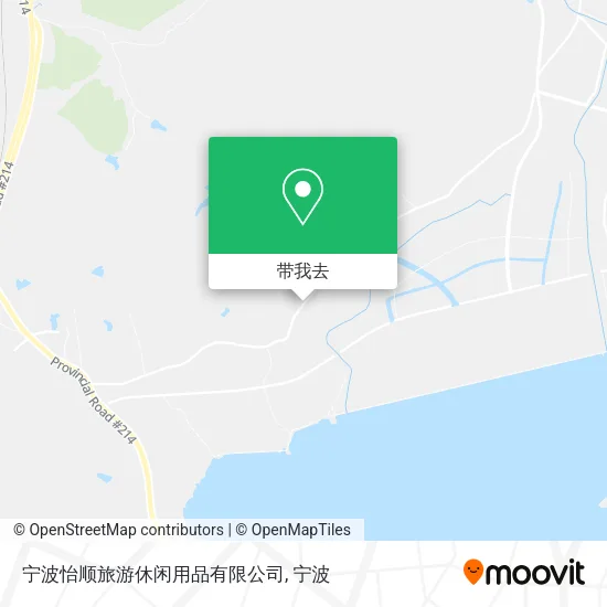 宁波怡顺旅游休闲用品有限公司地图