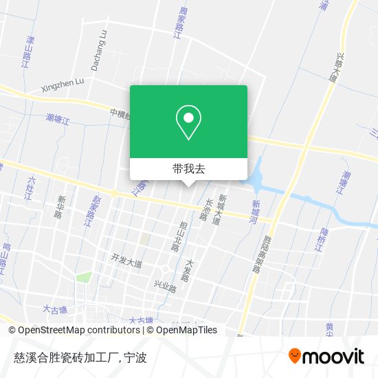 慈溪合胜瓷砖加工厂地图