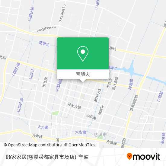 顾家家居(慈溪舜都家具市场店)地图