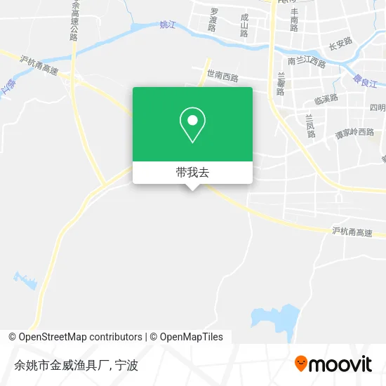 余姚市金威渔具厂地图