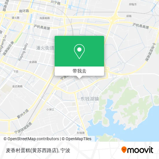 麦香村蛋糕(黄苏西路店)地图